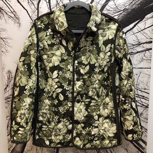 Susan Graver Jackets & Blazers - Susan Graver Reversible Spring Jacket Green Small